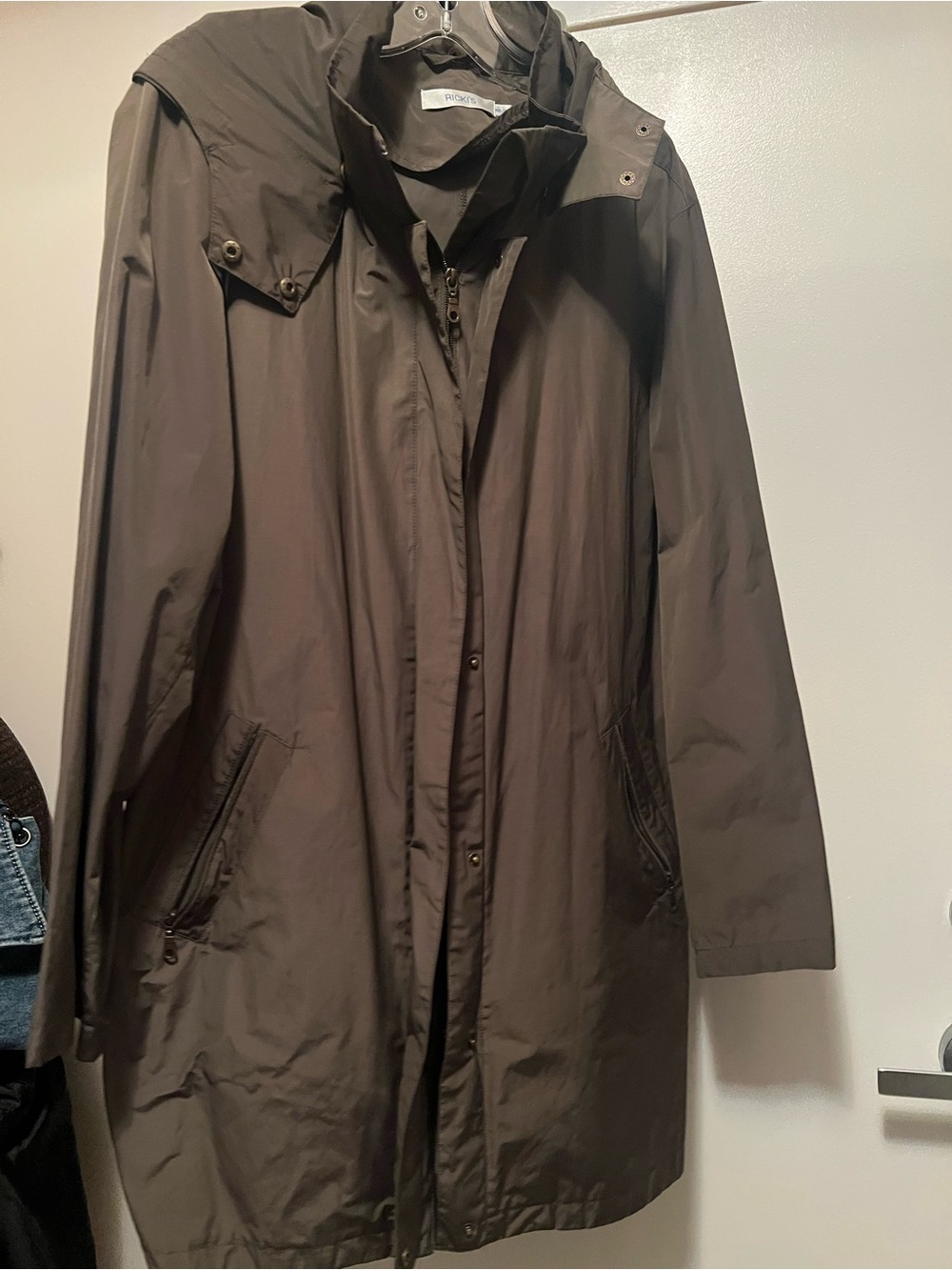 Ricki's Olive Green Hooded Utility Jacket
